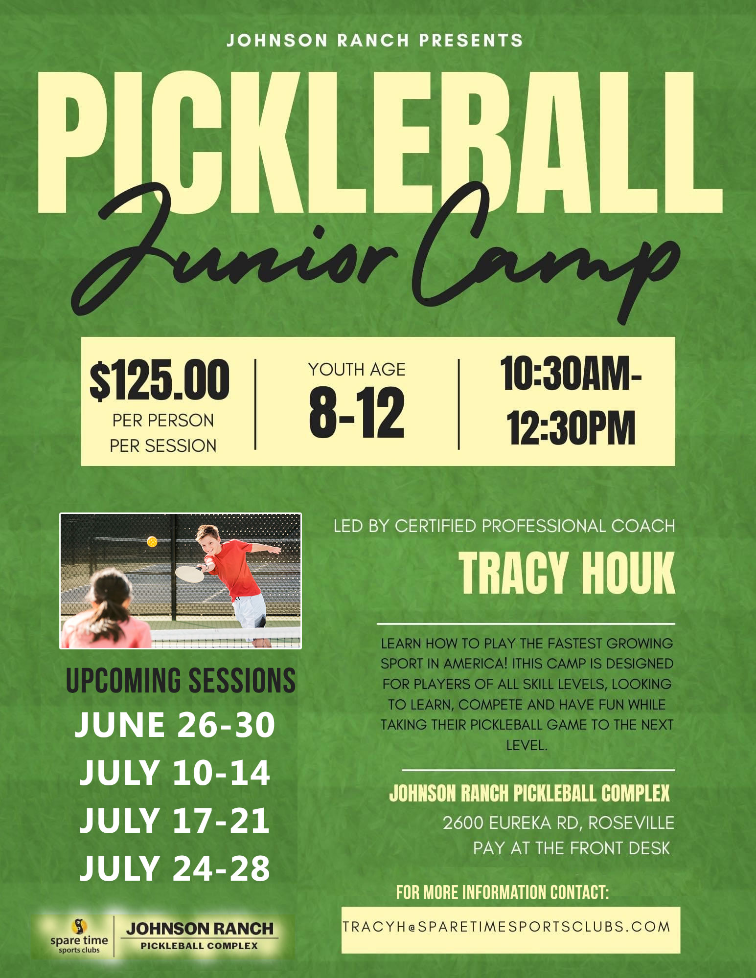 Johnson Ranch Pickleball Greater Sacramento Region and Contra Costa