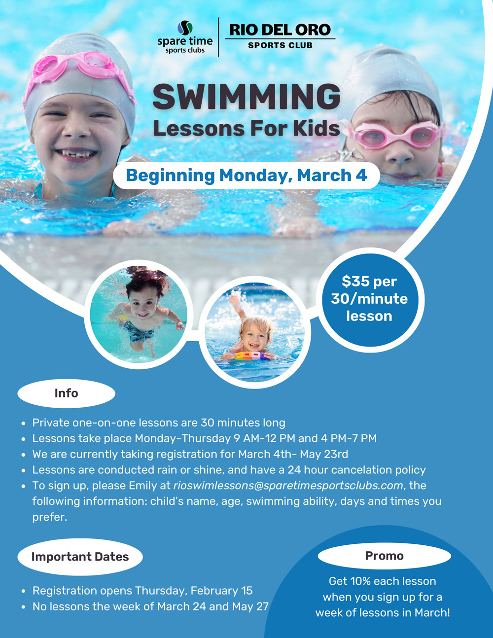 Rio Del Oro Swimming | Greater Sacramento Region and Contra Costa ...